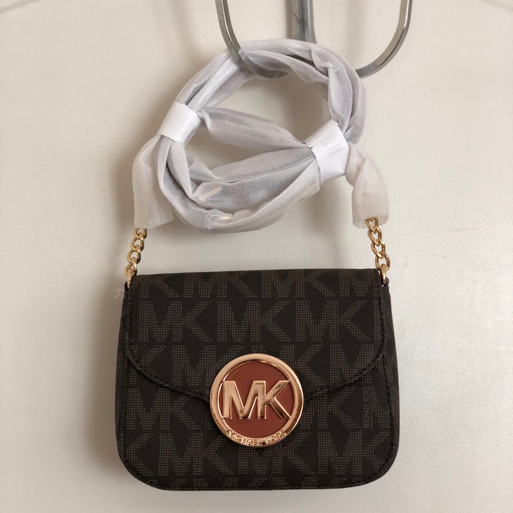 NWT Michael Kors “Fulton” cross-body bag.